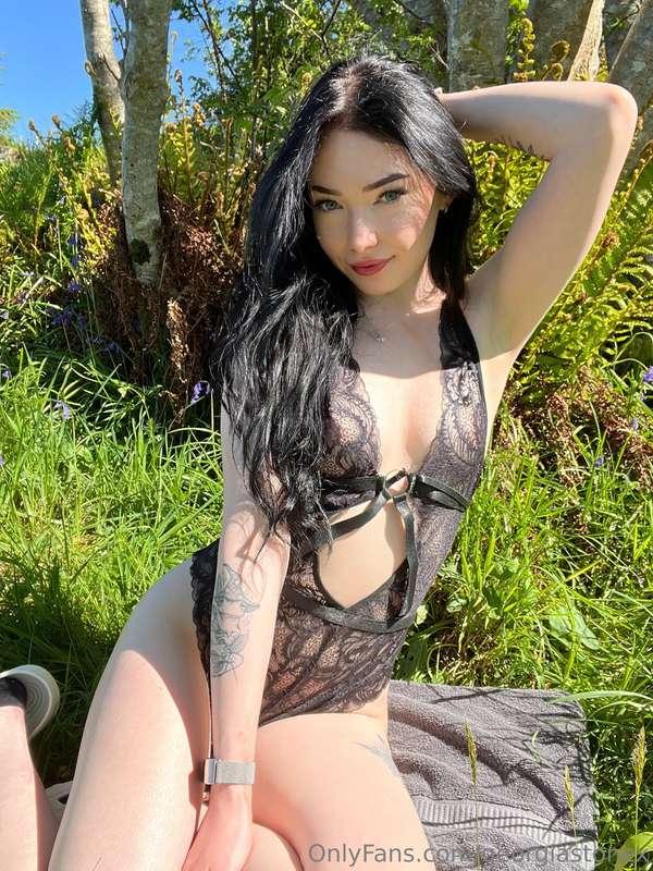 Just me, the trees and a very lucky camera 😉