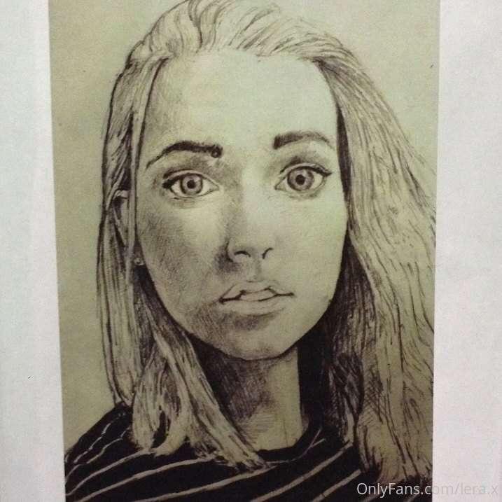 Self portrait! Made with pencil and ink pen 🥰 
What do you t..