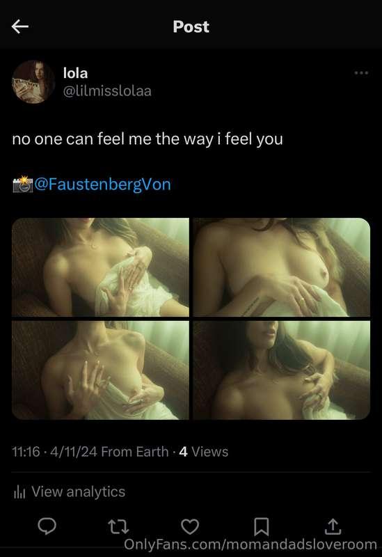 If you all go follow and like my posts on my new VIP Twitter..