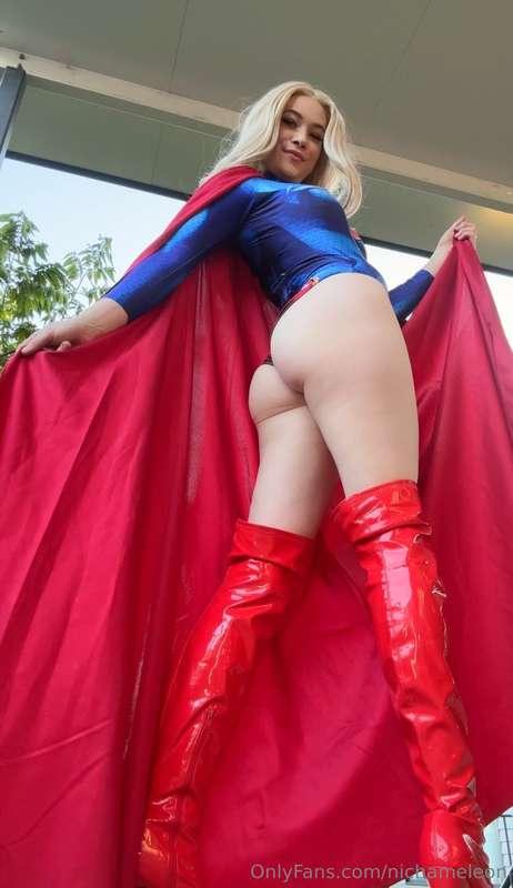 Having fun as SuperGirl on my VIP page 🔥💋 @nichameleonvip 