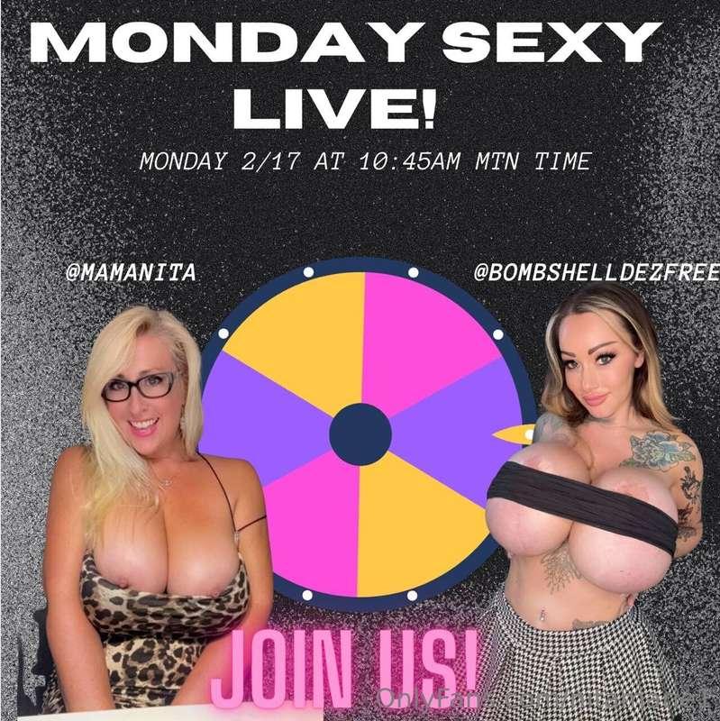 Join us Monday 2-17-25 at 10:45am for a LIVE with my girl @b..