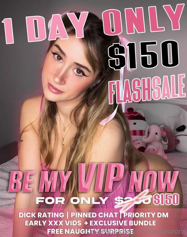 One fan only! I usually never discount my VIP like this but ..