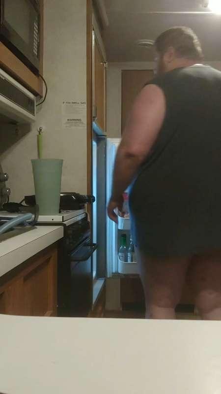 making some dinner 