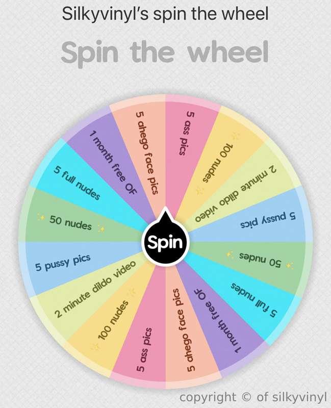 Let's play spin the wheel! 
Tip this post with the correspon..