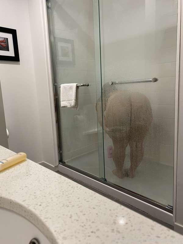 Caught in the shower 😐