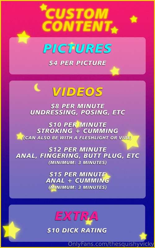 Heyyy in case you don't know I make custom content! And if y..