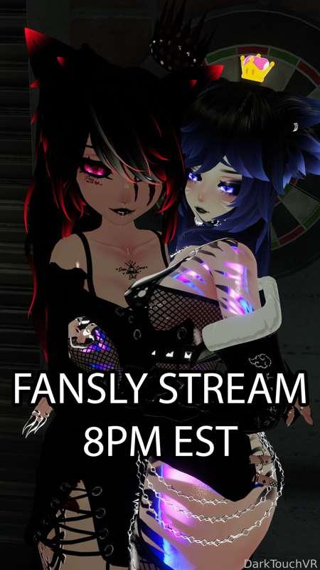 Little reminder of tonights stream with the amazing @BuwuBoo it will start at 8PM est! 🖤