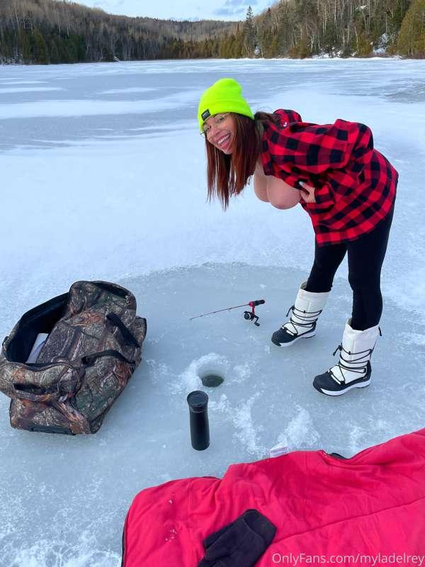 Maybe the fishes want to see boobs as well? 
***UPDATE: it w..