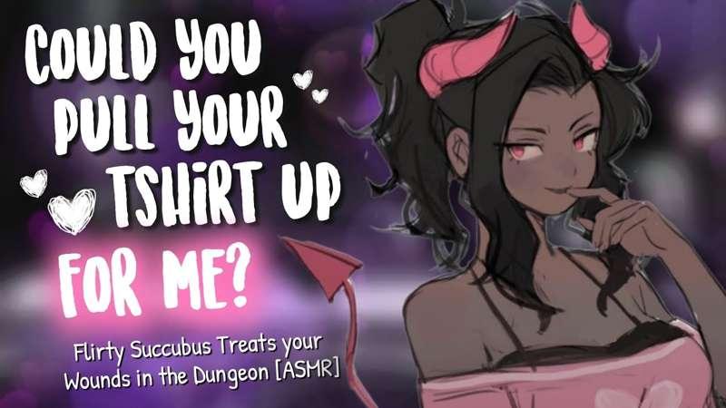 [Eary-Acess 💕] Flirty Succubus Patches You up in a Dungeon [Comfort] 