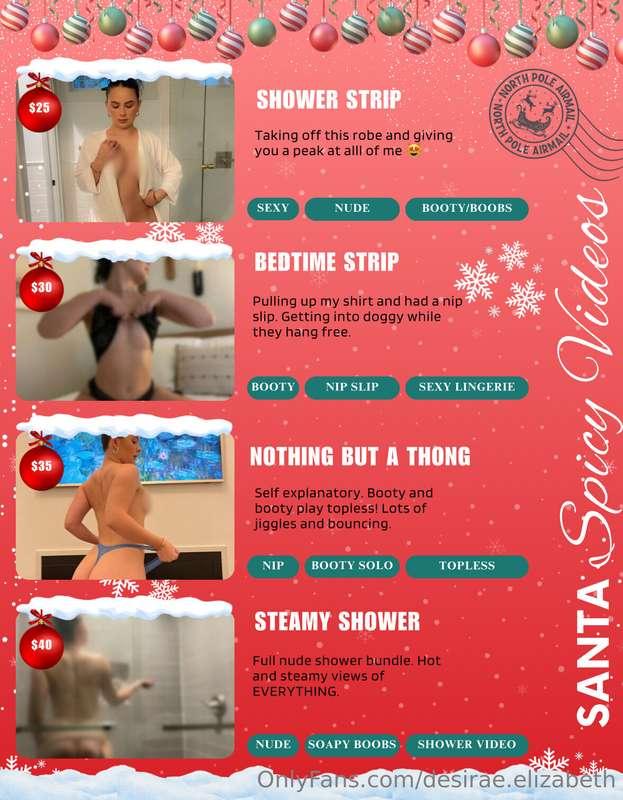 🎁 Santa's Spicy Video sale!! 🎅 Discounting a bunch of conten..