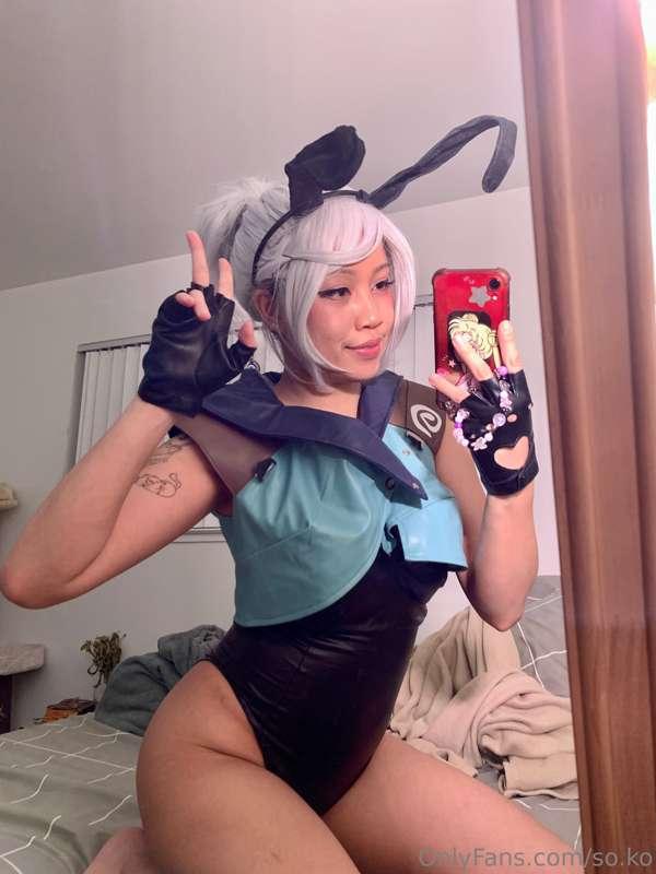 💙bunny jett cosplay!🐰do you play valorant? even if you don't..