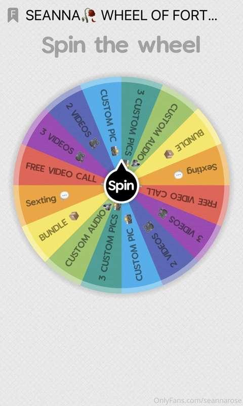 🔮SEANNA ROSE’S🥀 WHEEL OF FORTUNE 🔮
🔻⚠️MUST READ INSTRUCTIONS..