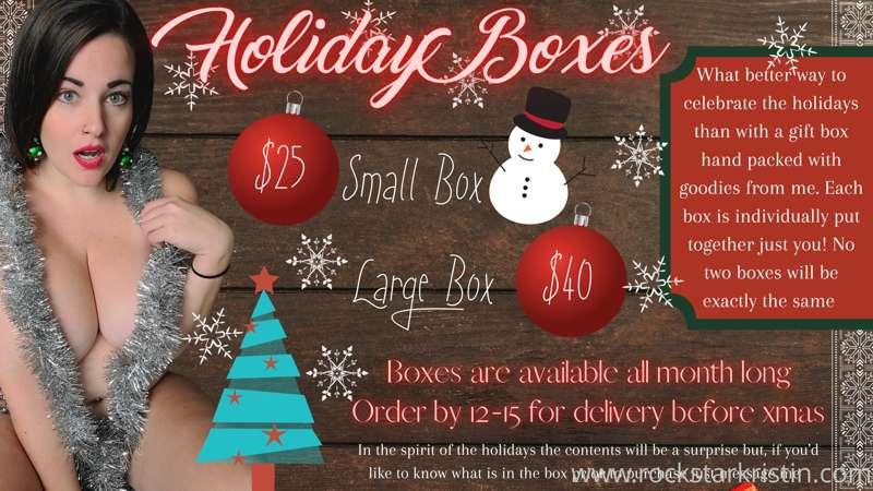 ***HOLIDAY BOXES ARE BACK!!!***

Custom curated holiday boxe..