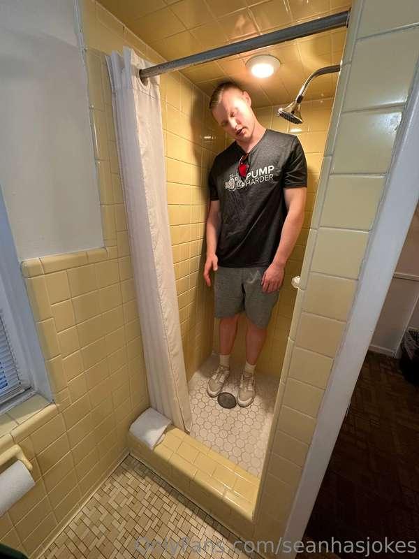 I can’t shower 🥲🍆🤕