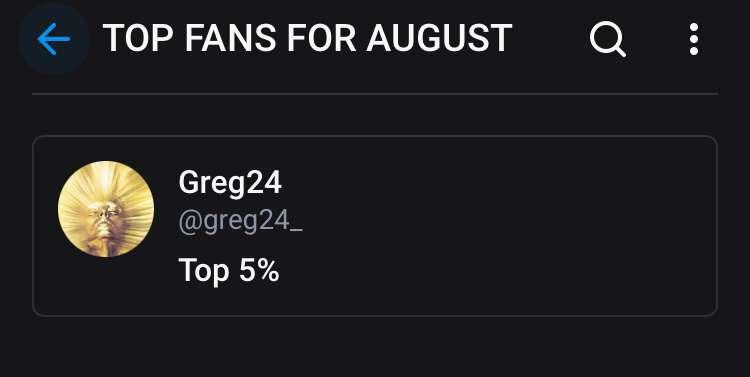 Thank you to my top fan for August! 😘