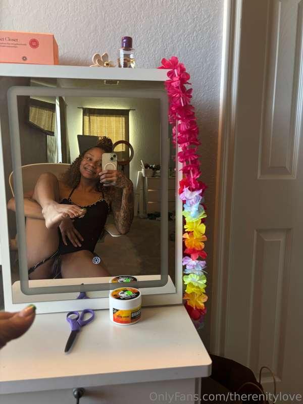 I did my hair yesterday 😉😉