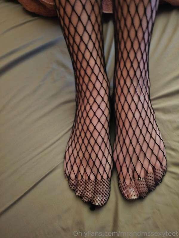 The fishnet goes all the way up!