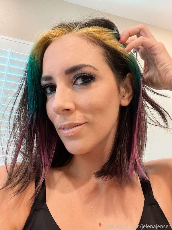 Do you miss my wild, colorful hair that drove you crazy? 😈💖