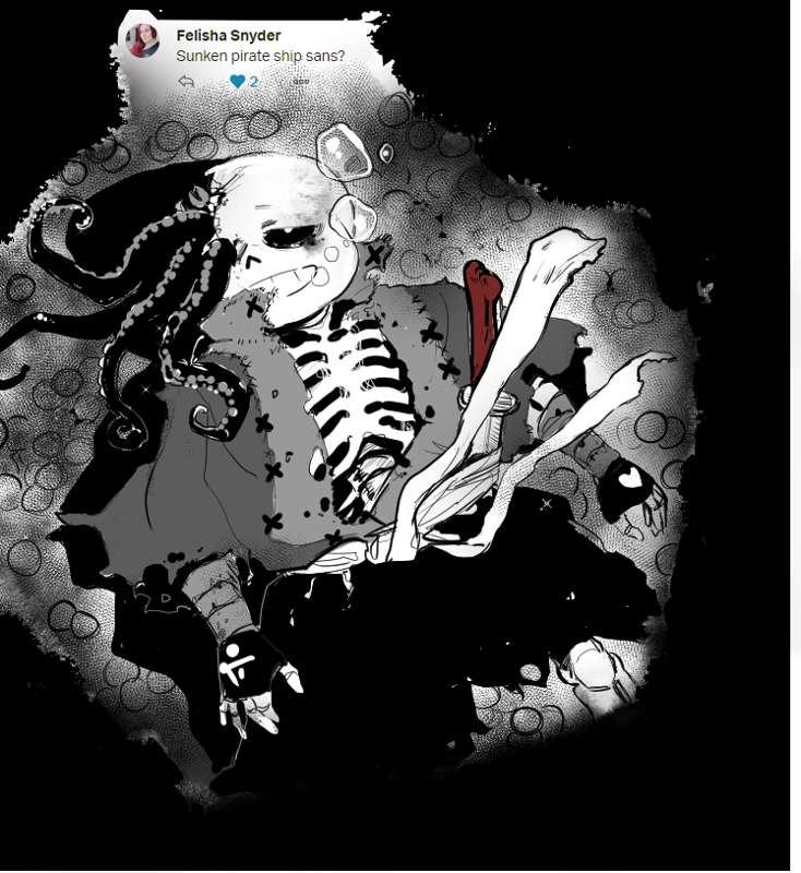 "Sunken pirate ship" Sans!