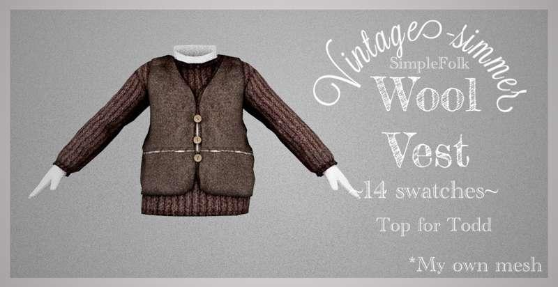 ˗ˏˋ Wool Vest ˎˊ˗ Public release: February 12