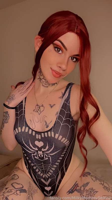 How far would you shoot your web after a night with me in this sexy #spidergirl #cosplay 🕸️💦 

You’ll get good boy praise if you aim it perfectly across my pretty tits ;) 

#fyp #lewd #free #anime #geek #nerdy #milf #slut #smol #petite #tits #bigtits #alt #perky #redhead #tatted #tattoos #usa #gfe #tease #solo #solofemale #bi #fit #thighs #bodysuit #redhead #18 #hot #sexy #flash #cute #nudity #young #barelylegal #legalteen #horny 