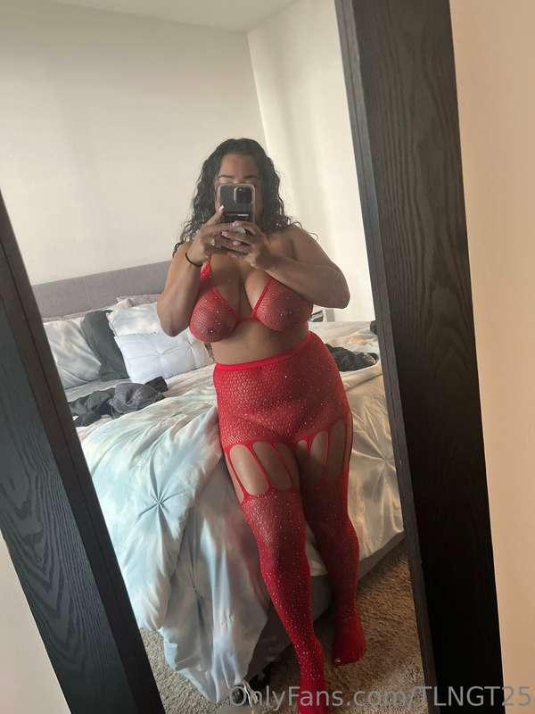 I think red looks good on me