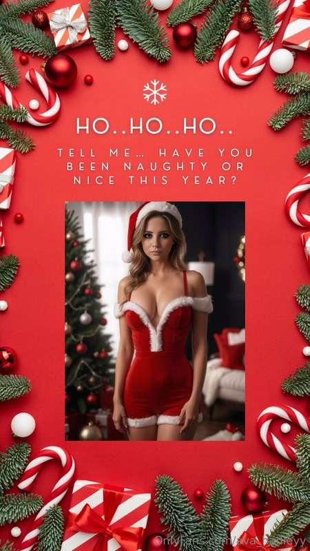 Tell me.. have you been naughty or nice this year? 😈