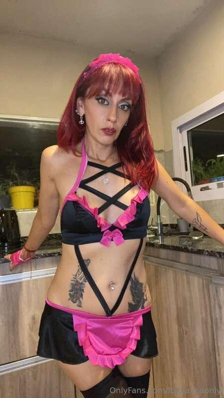 i wonder what naughty things we could do with this outfit on..