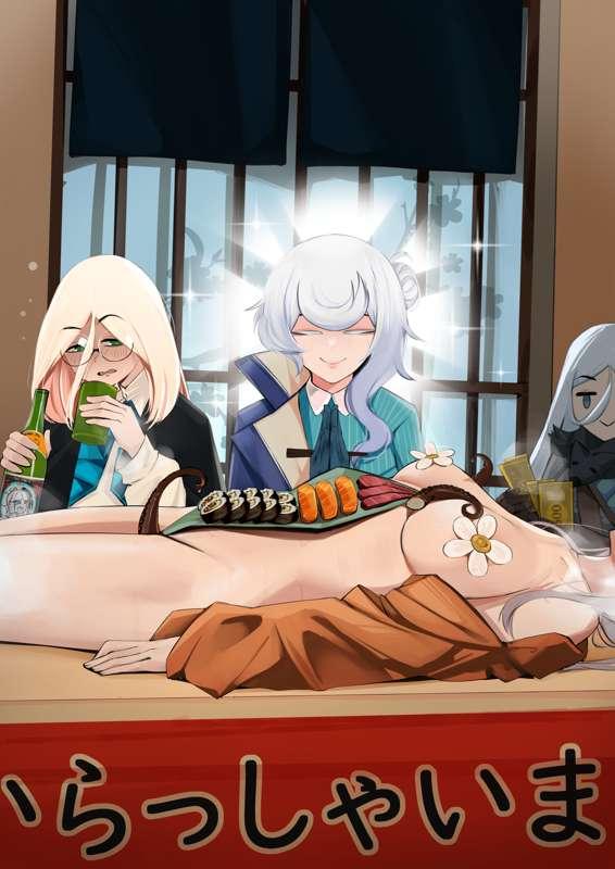 Rapier-chan eating good food (without food too)