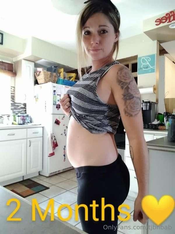 So these were from my last pregnancy. I'd say I carry pretty..
