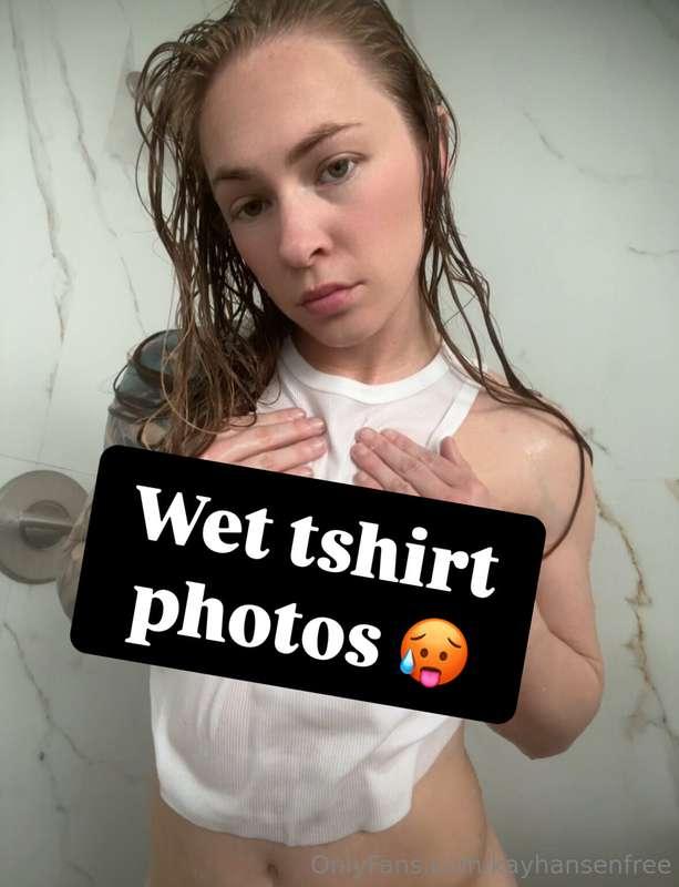 Wet tshirt photos🥵 