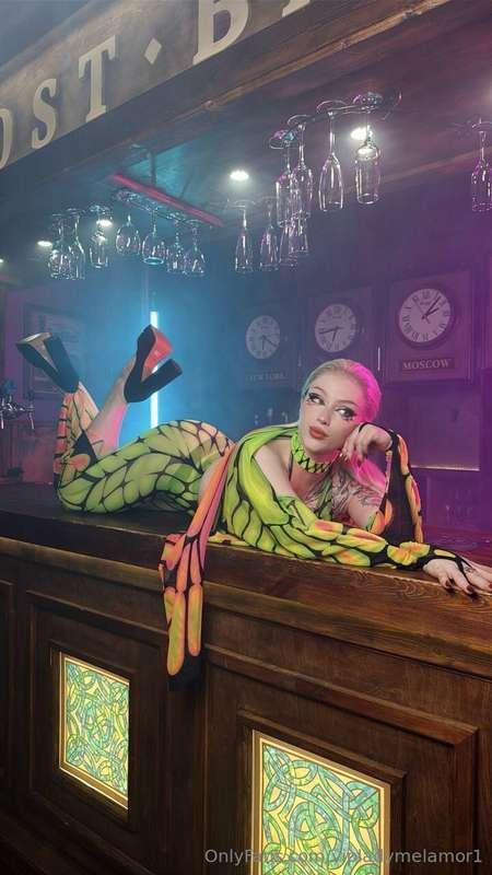 If butterflies had parties in neon bars, they would look exa..