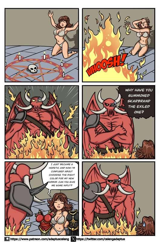 Comic Strip - The summon