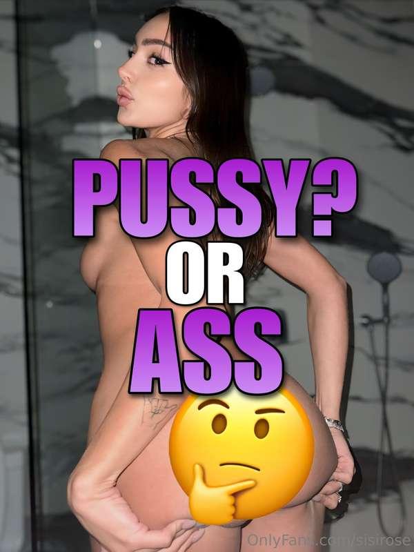 ### WANNA FUCK MY PUSSY OR ASS?? 🤪
My **pussy and ass** 🙈 ar..