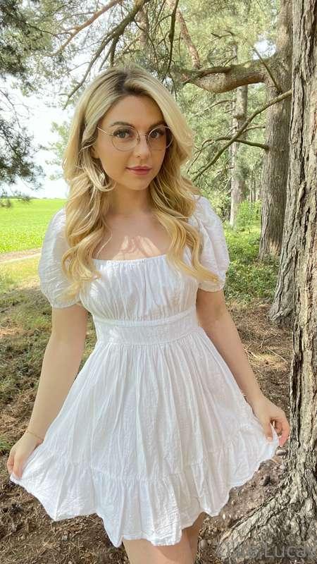Spending the morning wandering through the forest without an..