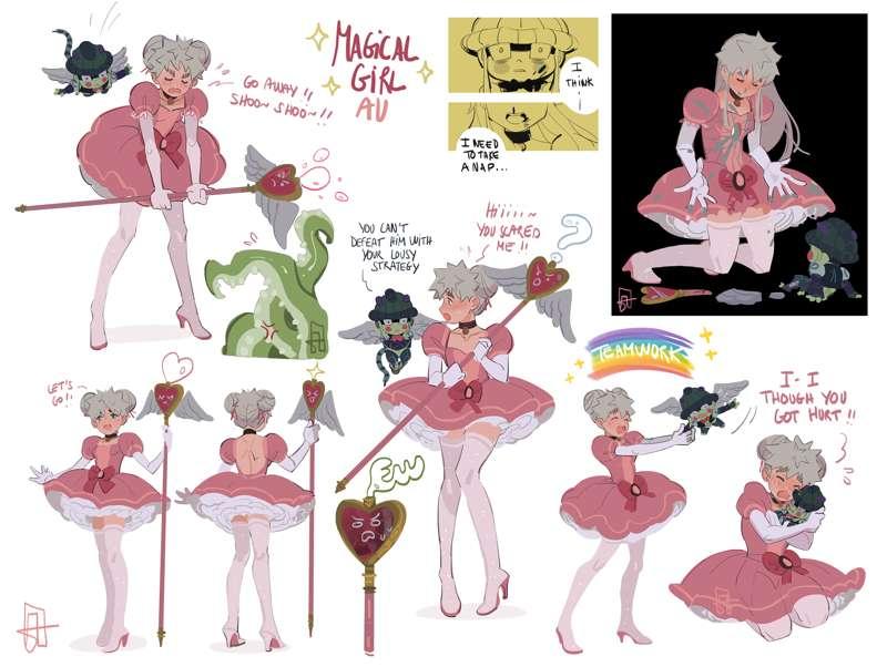 magical girl AU