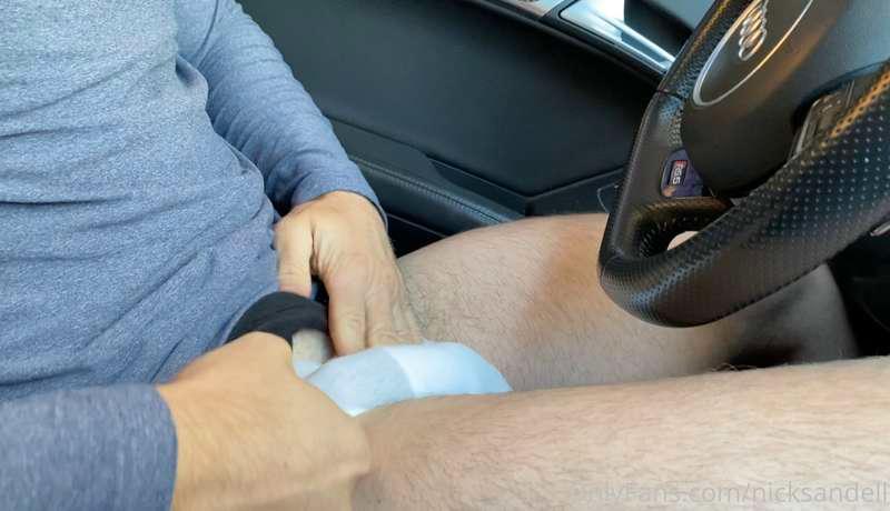 Fans of white briefs, my next car adventure will make you *v..
