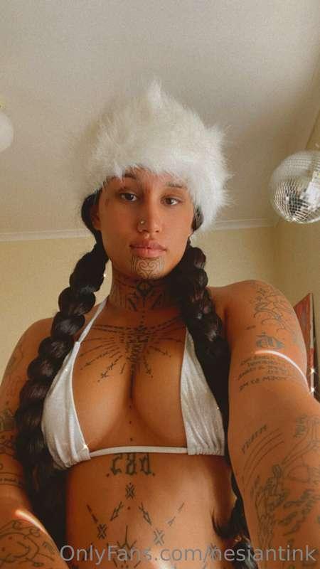 Trying on my festival outfit 👀 snow bunny ❄️