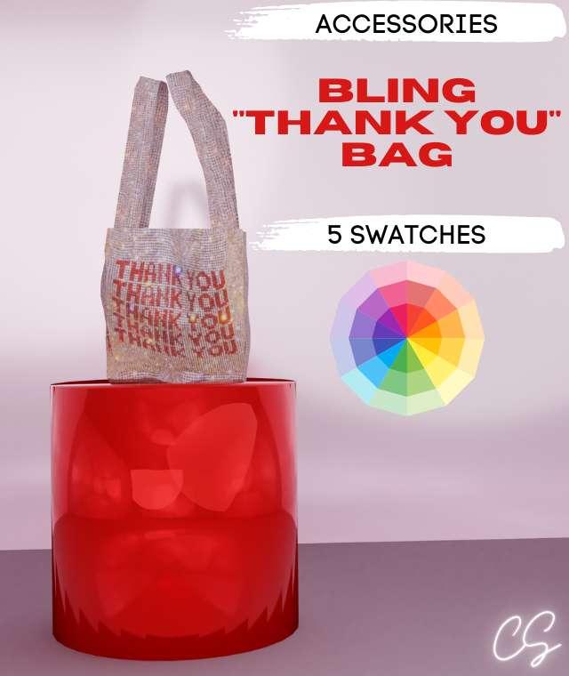 Alex Wang Bling "Thank You" Bag