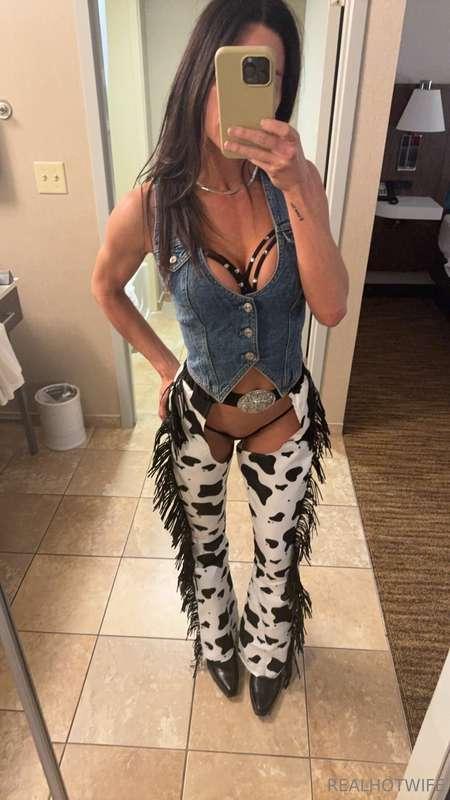 Getting ready to go out to the swingers club for a Halloween..