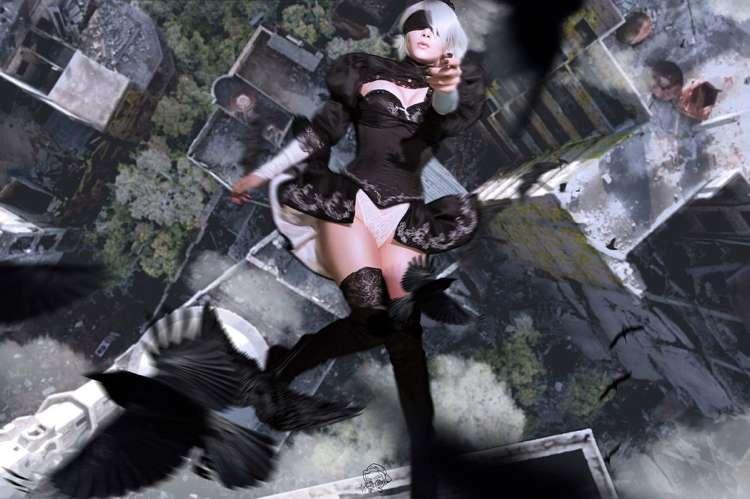 2B falling... 🖤🖤