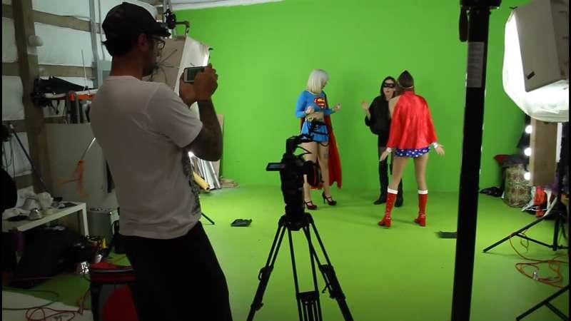 Behind the scenes!