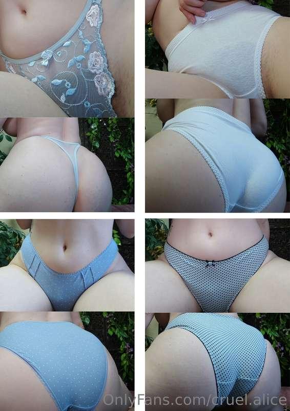 Panty Time.🩲 Wonderful cotton and ass eating mesh for your s..