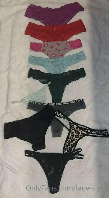 All the panties I've taken from girls I know!! I don't know ..
