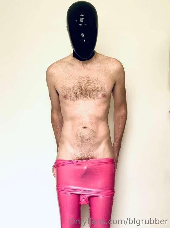 Coming soon: transforming into a pink gimp 💕