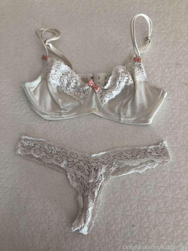 I also sell my bra and panty sets! 
**
** Message me if you’..