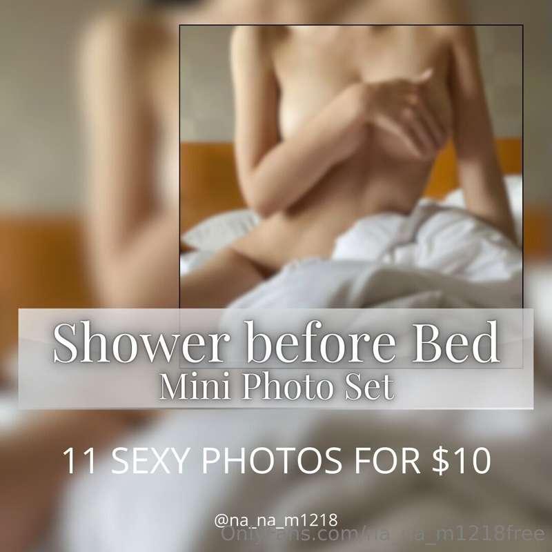 Today's content on my page is🚿Shower before Bed Mini Photo S..