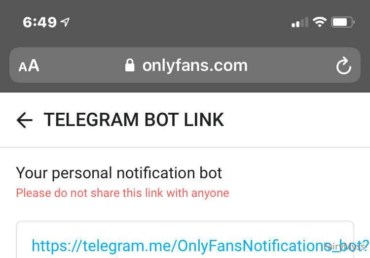 Telegram is legit guys Onlyfans even has bots 🤖 for use