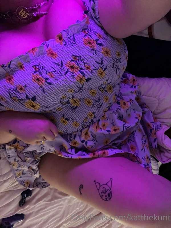 Innocent purple dress 💖