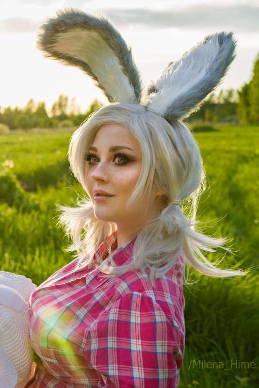 Judy Hopps and sunset